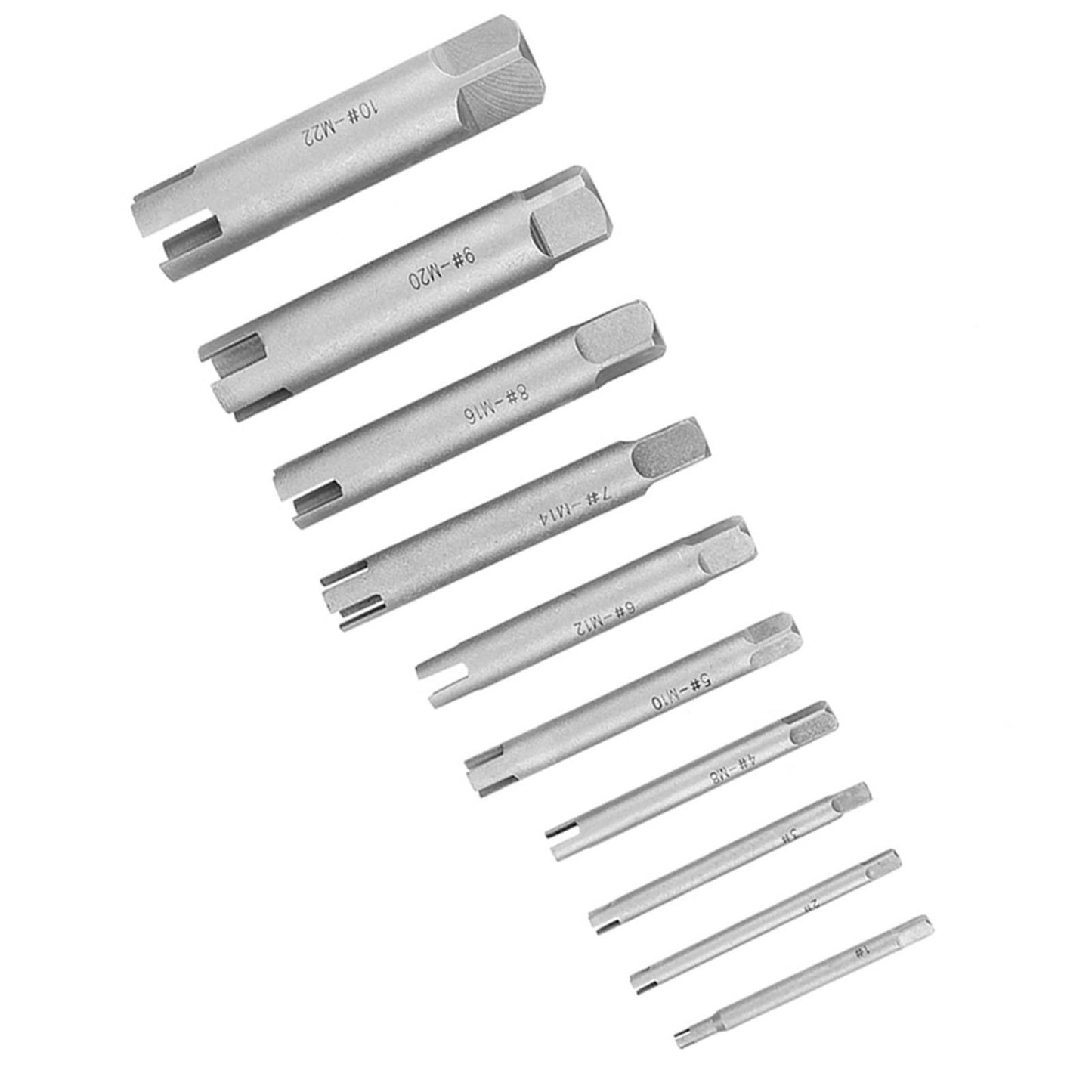 ya 26 Steel Broken Head Taps Remover Stripped Screw Tap Extractor Accessory(C)