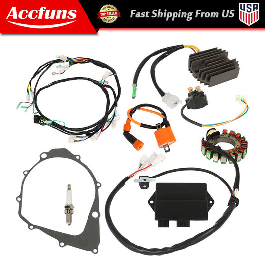 ya 8 5.27.2 Wiring harness ignition coil CDI stator + gasket for Yamaha Warrior 350 YFM350X