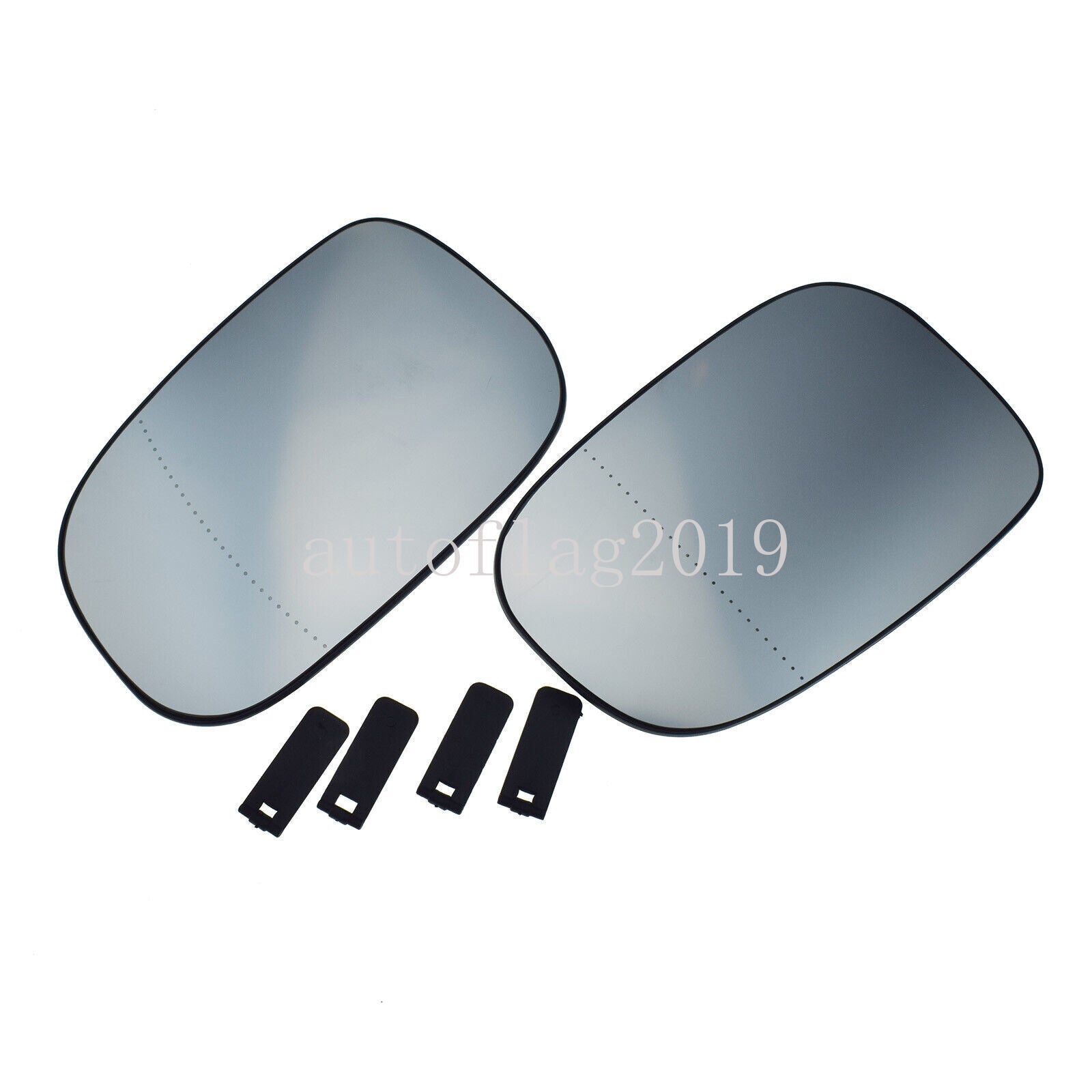 ya 1 8.5.4 Suitable for Volvo S40 S60 C30 C70 V50 V70 2 pieces left and right mirror glass with back plate 