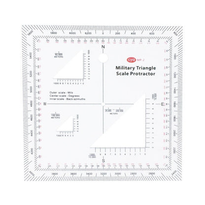 ya 14 Coordi te Scale for vigation Topographical Map Scale Protractors