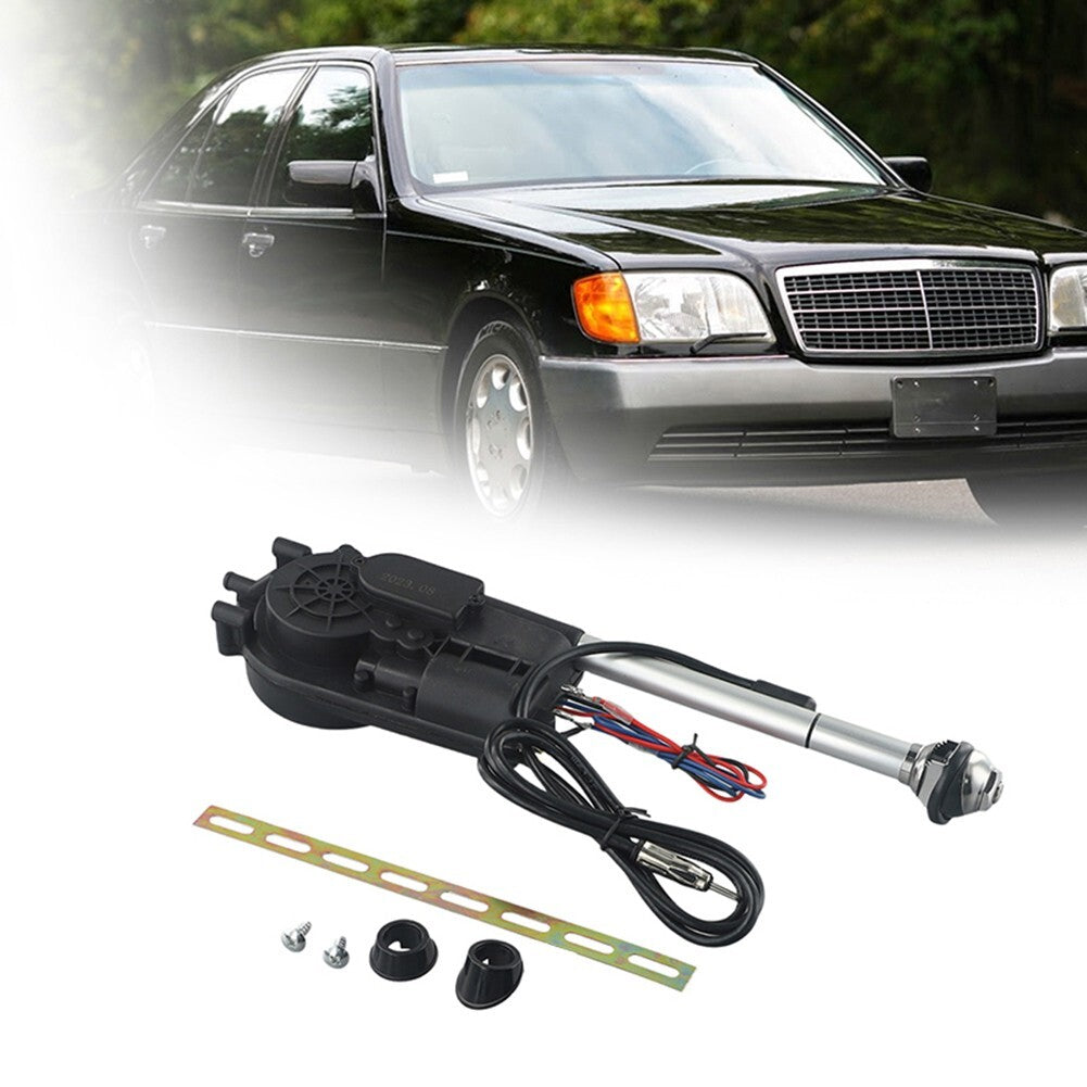 ya 5 8.7 12V AM FM Electric Antenna Automatic Telescopic Exterior Vehicle for Audio
