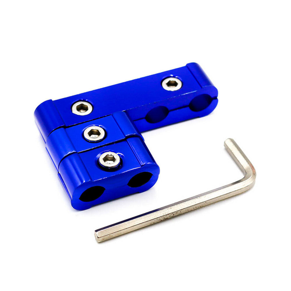 ya 5 8.7 Universal Aluminum Engine Spark Plug Wire Separator Divider Organizer Clamp Kit