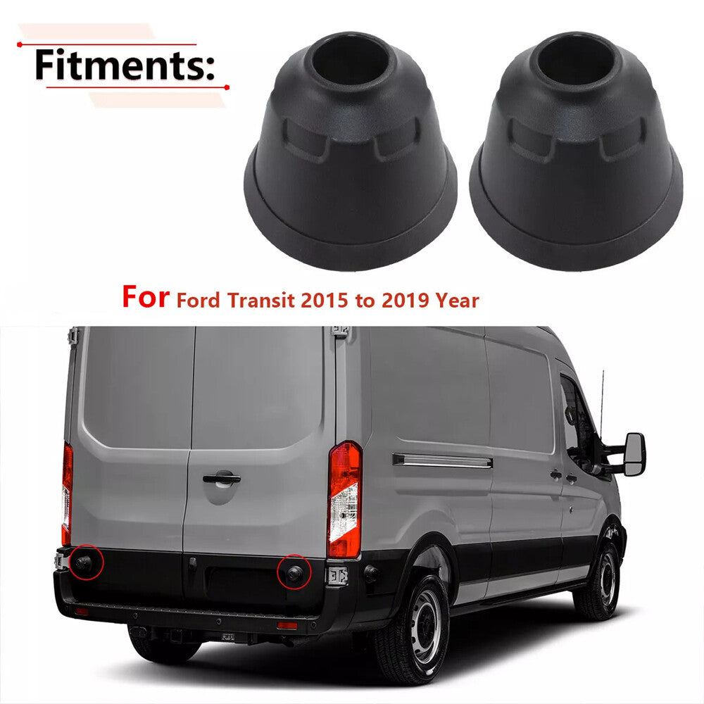 ya 7 6.10 2-piece magnetic protective cover BK3Z-16758-C for rear cargo door bumper suitable for 2015-19 for Ford Transit