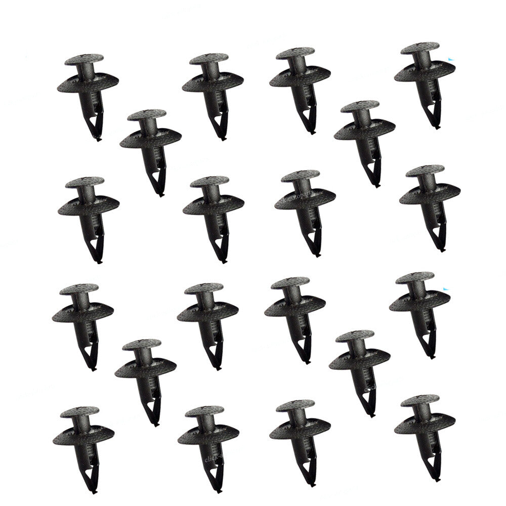 ya 27 6.18.2 50Pcs Bumper Fascia Retainer Clip Black for Mitsubishi MB547806 300ZX 1990-On