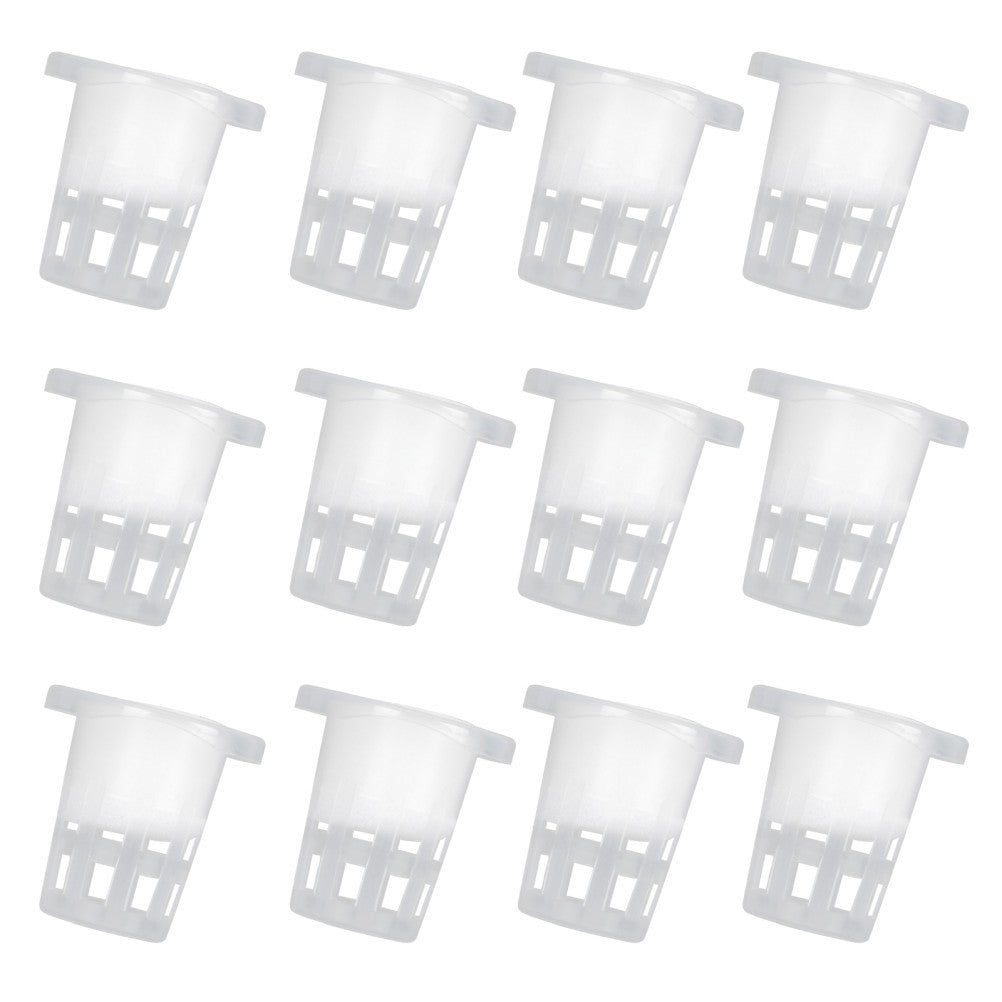 ya 14 100 Pcs Hydroponic Plant Growing Baskets Plastic Cotton Soilless Containers