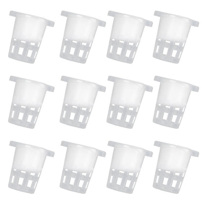 ya 14 100 Pcs Hydroponic Plant Growing Baskets Plastic Cotton Soilless Containers