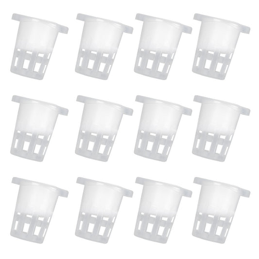 ya 14 100 Pcs Hydroponic Plant Growing Baskets Plastic Cotton Soilless Containers