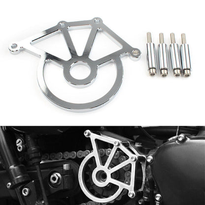 ya 5 8.7 Sprocket Cover Chain Protection for 2007-14 Thruxton 900 Sc for Ram bler 06-14 Silver