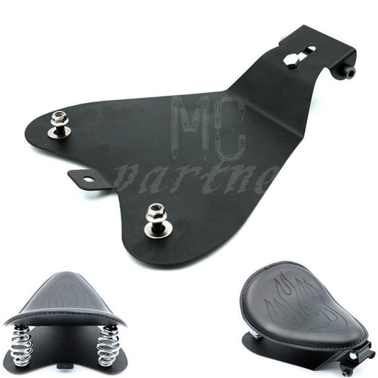 ya 2 6.26.2 Motorcycle Black Metal Solo for Seat Baseplate for Harley Sportster XL883/1200