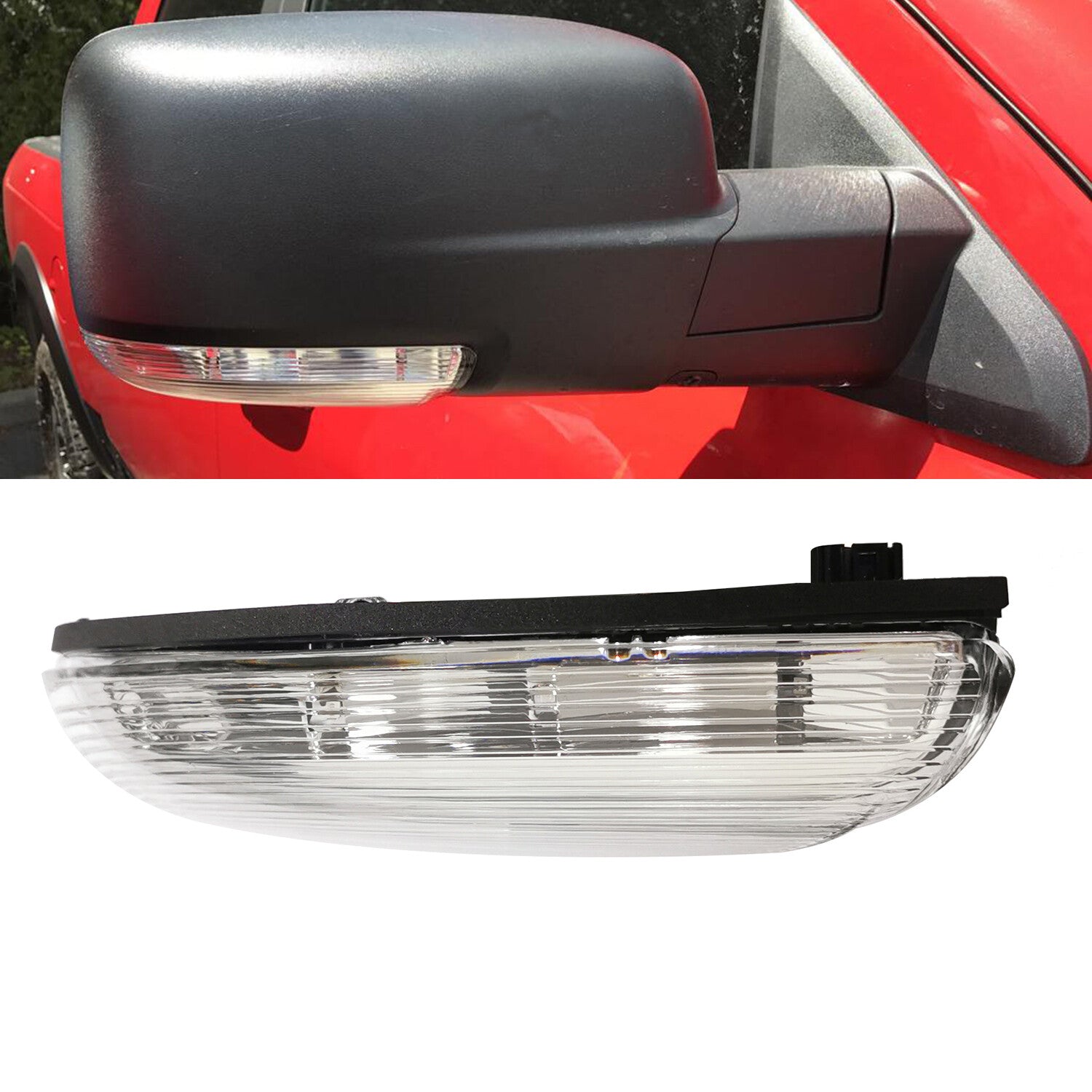 ya 2 6.29 Passenger mirror turn signal puddle light suitable for 09-14 for Dodge for Ram 1500 2500-