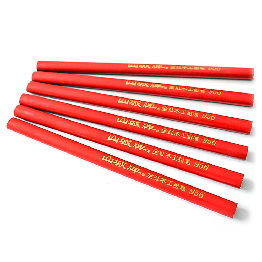 ya 14 Pencils 145mm Black Carpenters Construction Marking Pencil Tool Protable