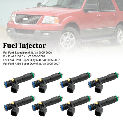 ya 1 8.12 baidi 8PCS Fuel Injector for F150 F250 F350 Expedition Super Duty 2005-2007 5.4L