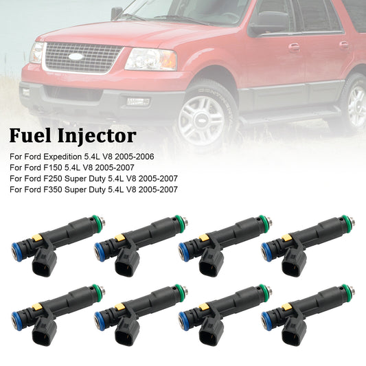 ya 1 8.12 baidi 8PCS Fuel Injector for F150 F250 F350 Expedition Super Duty 2005-2007 5.4L