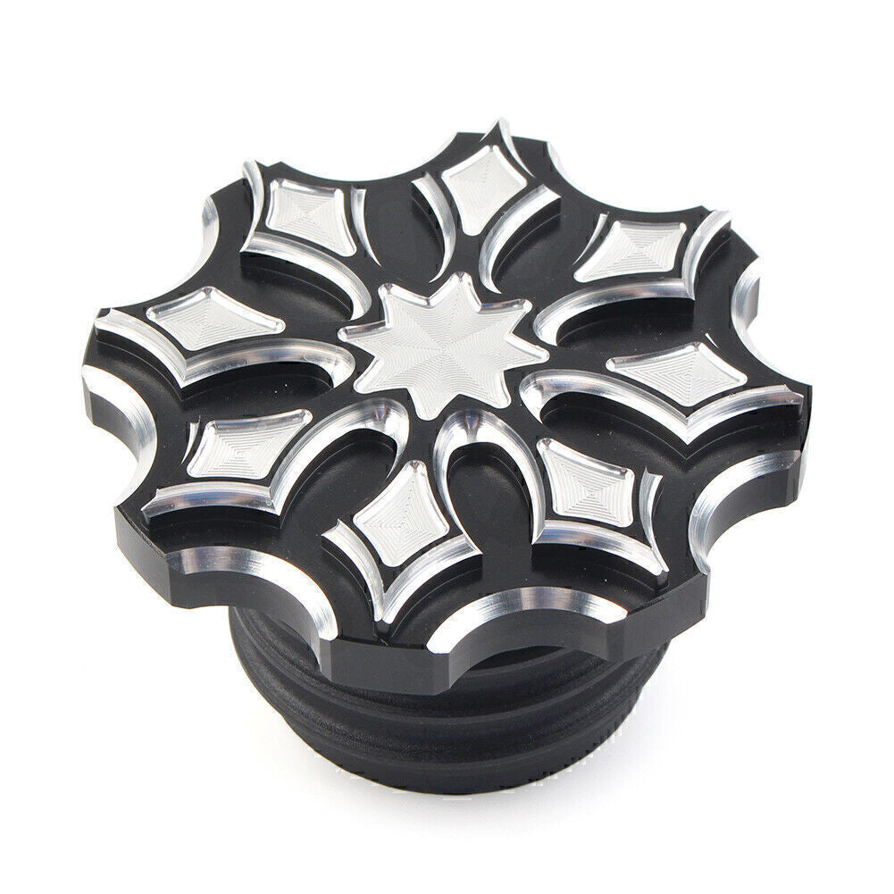 ya 5 8.7 Fuel Gas Tank Cap Cover Fit for Harley Sportster Touring Softail Dyna 92-17
