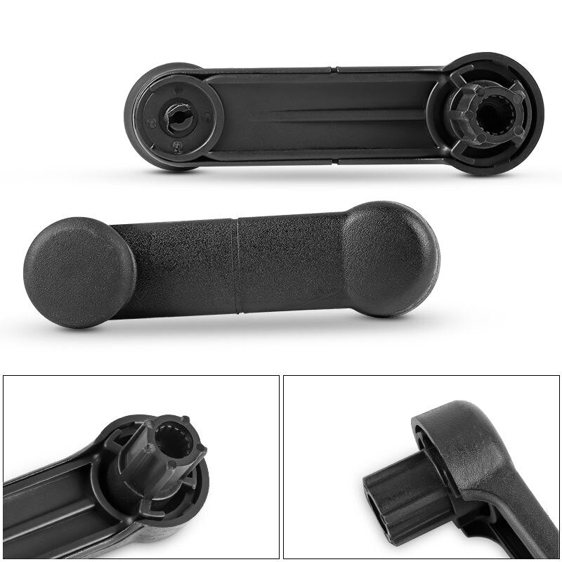 ya 11 6.6 2X for MAN ual Window Crank Handle Inside LH RH Set for 1997-2014 for Ford F150 F250 F350