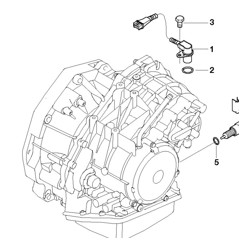 ya 1 8.5.4 1 piece 24357518732 Transmission speed sensor for R50 R52 for Mini Cooper 