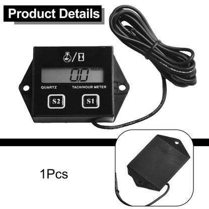 ya 14 Digital Hour Counter and Tachometer for s Generators Chainsaws