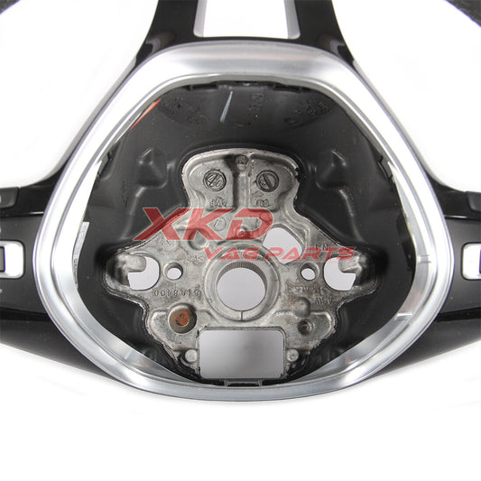 ya 1 7.3 Black Leather Multifunction Steering Wheel for VW for JETTA MK6 for Golf MK7