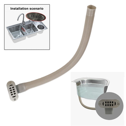 ya 14 SUS304 Oval Overflow Device Various Drain Configurations