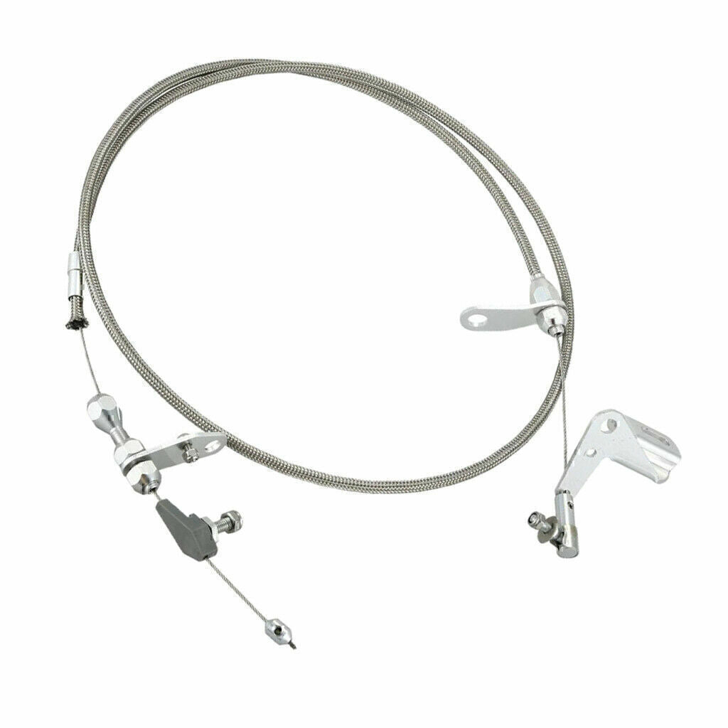 ya 5 8.7 Braided Stainless Kickdown Cable Kit for 727 Torqueflite for Dodge for Chrysler U*