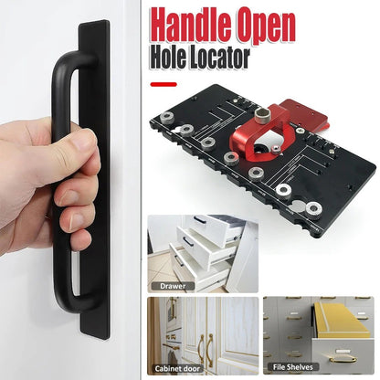 ya 26 35 mm Concealed Hinge with Clamp Aluminum Drill Guide 3-6 mm Hinge Offset