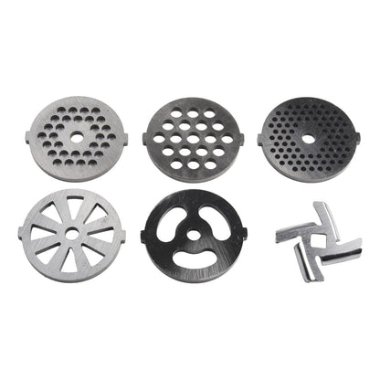 ya 26 Stainless Steel Kit 6PC Meat Grinder Disc Easy To Clean Food Grinder Accessories