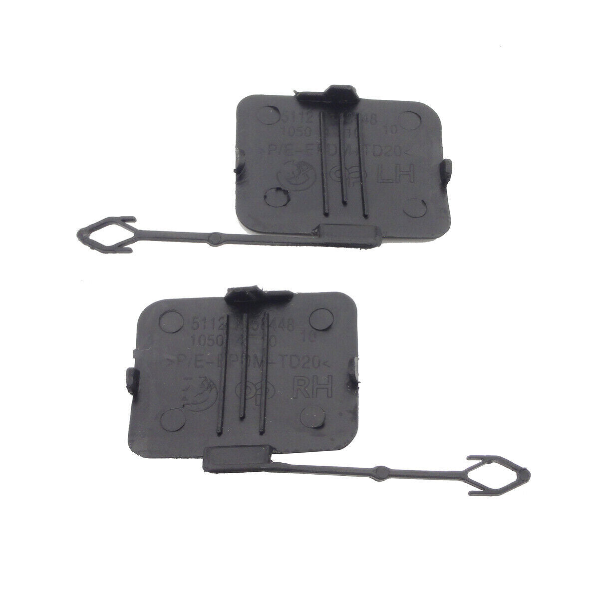ya 2 6.26.2 1Pair Rear Bumper Tow Towing Hook Eye Cap Cover Plug for BMW X5 E70 2007-2010