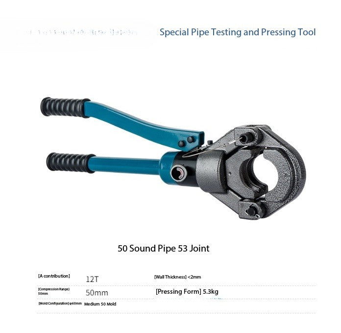 ya 26 Acoustic Pipe Hydraulic Pliers Pipe Testing Pliers Manual Pressure Pipe Pliers