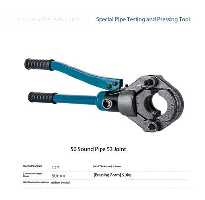 ya 26 Acoustic Pipe Hydraulic Pliers Pipe Testing Pliers Manual Pressure Pipe Pliers