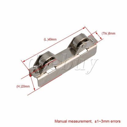 ya 14 40PCS Glass Sliding Patio Door Roller Double ing Pulley Wheel 8mm