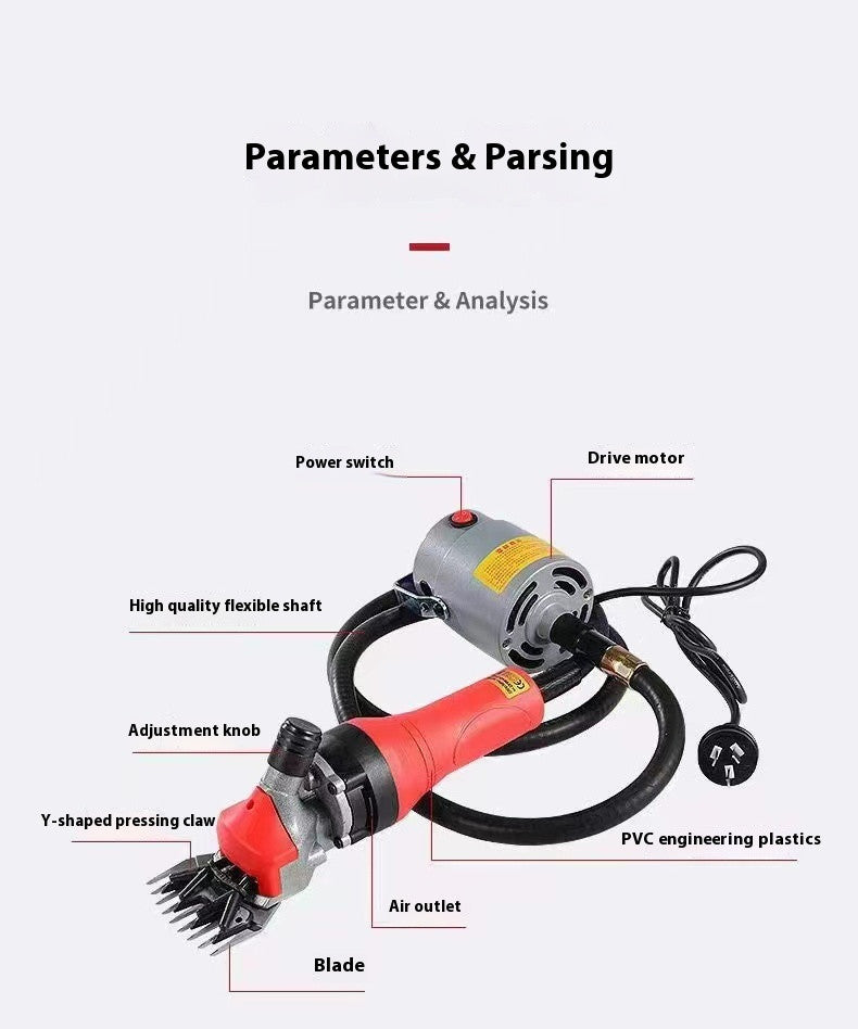 ya 26 8.1 Flexible Shaft Electric Sheep Goat Shearing Machine Clipper Shears Cutter Woola