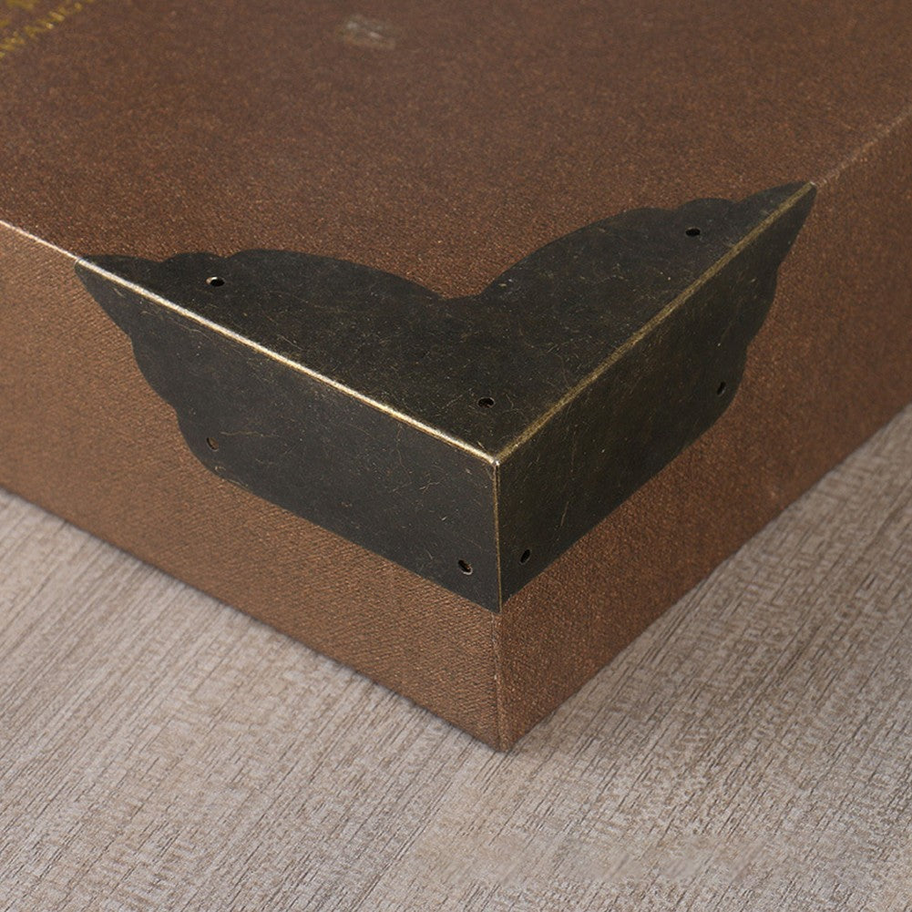 ya 26 Classic Design Corner Wrap Guards Antique Bronze Set of 4 for Furniture