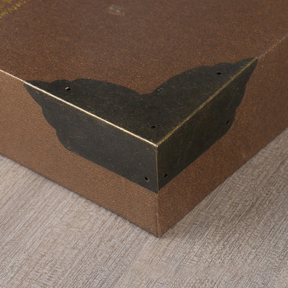 ya 26 Classic Design Corner Wrap Guards Antique Bronze Set of 4 for Furniture
