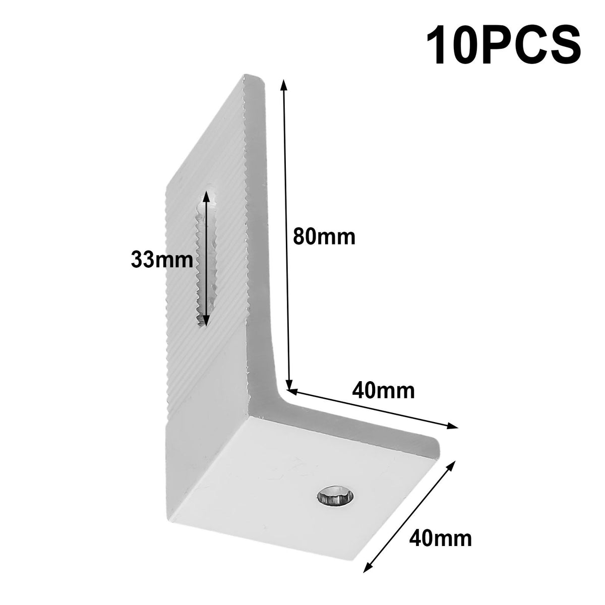 ya 15 10.20 1/4/10X 90 Degree Solar Panel Mounting L Bracket/For RV Boat Off Grid Roof