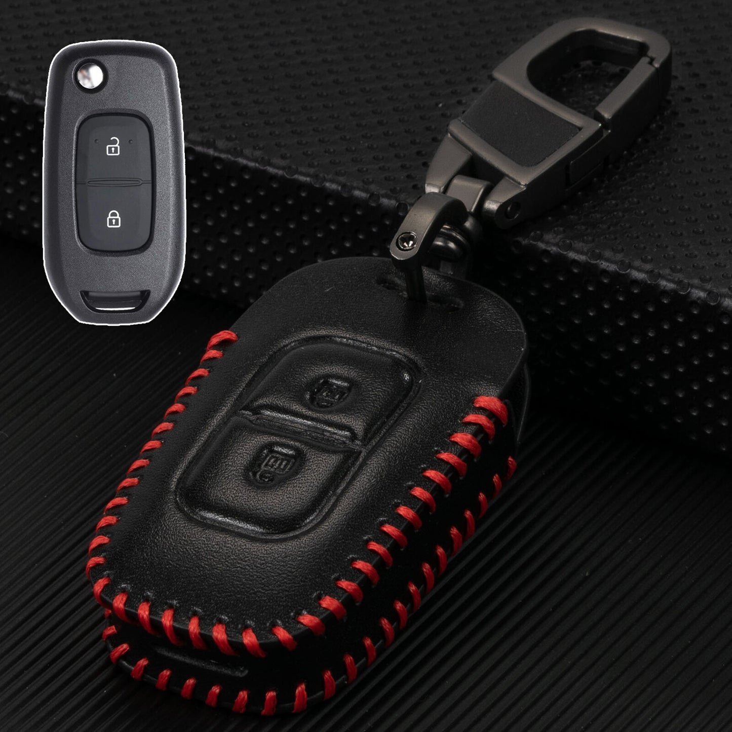ya 5 8.7 Key Ring Cover Shell Fob Case Protector 2 Button for Renault for Dacia Kwid Sandero