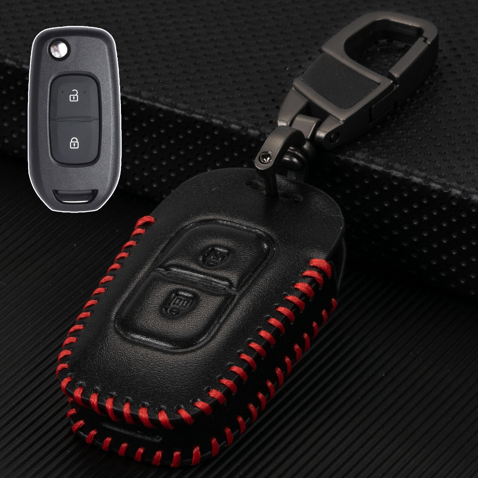 ya 5 8.7 Key Ring Cover Shell Fob Case Protector 2 Button for Renault for Dacia Kwid Sandero