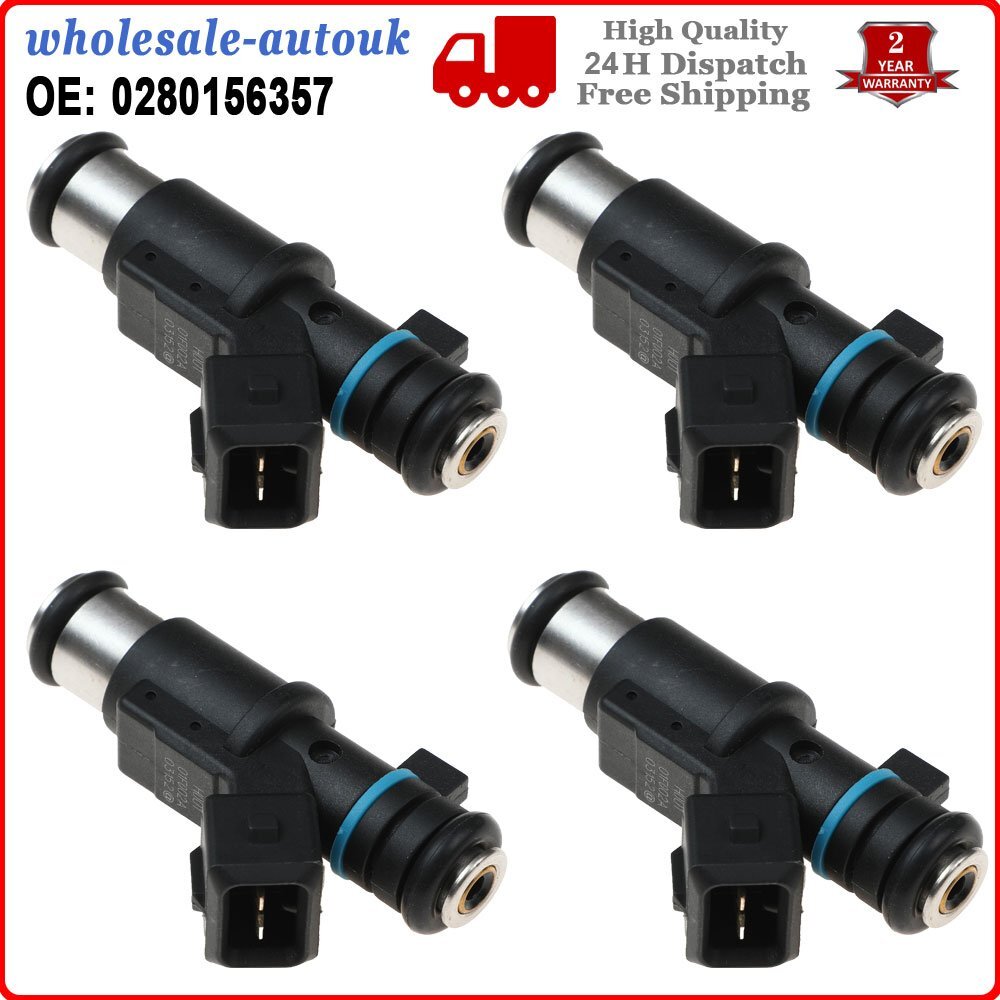 ya 3 6.23 4x Fuel Injector for Peugeot 106 206 306 307 for Citroen C2 Berlingo 01F002A 1984E0