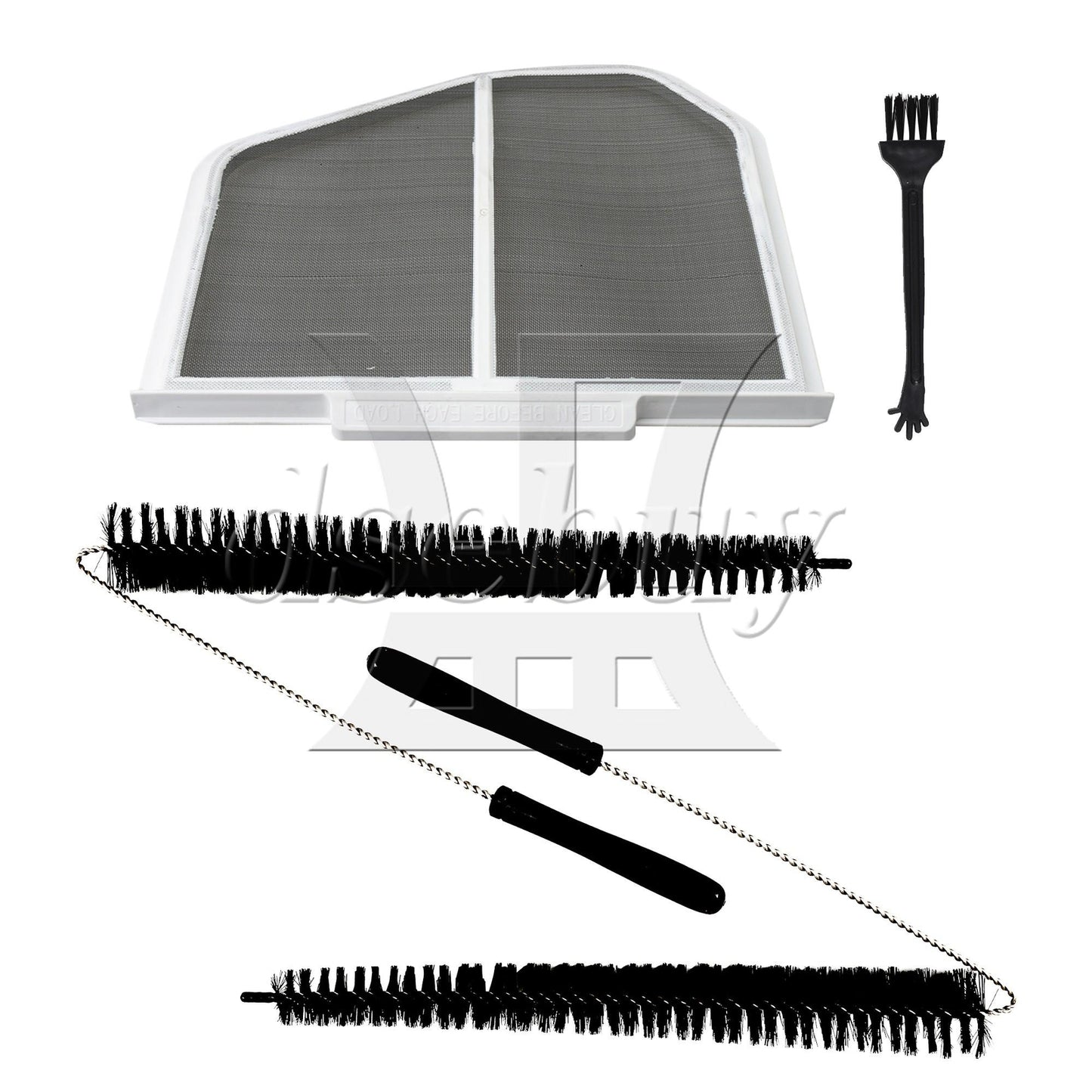 ya 26 Dryer S n w/ 2 Pcs Long Vent Lint Remover Brush Replacement for Crosley