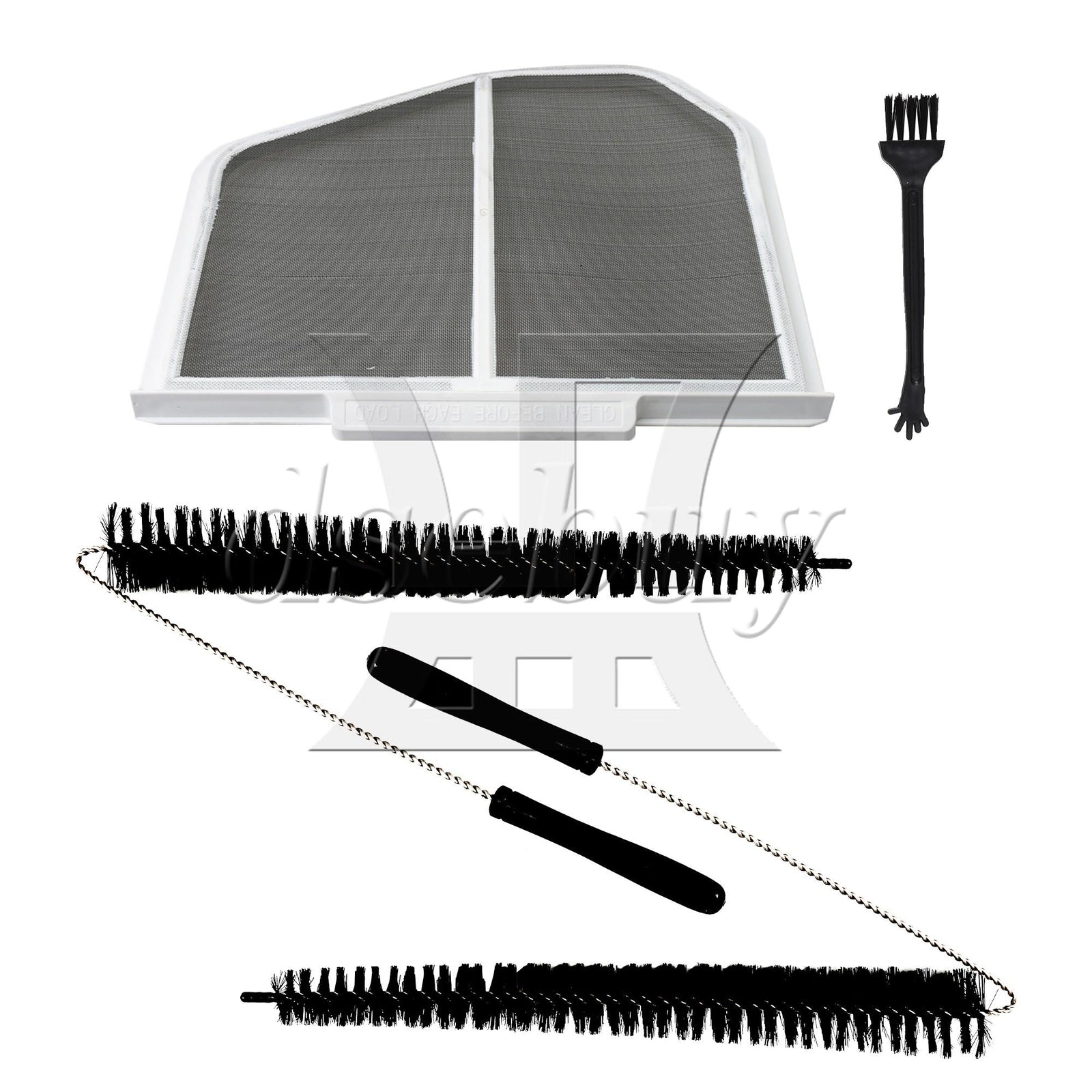 ya 26 Dryer S n w/ 2 Pcs Long Vent Lint Remover Brush Replacement for Crosley