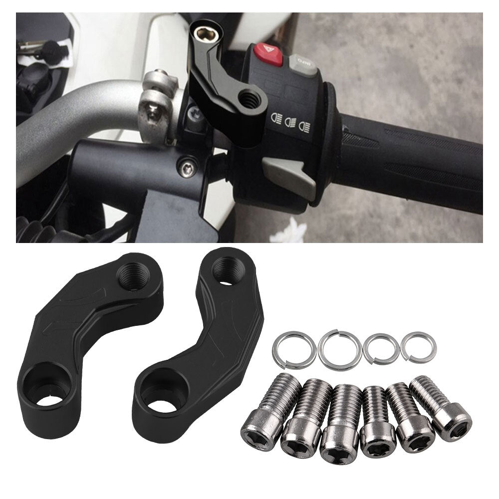ya 7 6.11 Motorcycle Mirrors Riser Extension Brackets Adapter for BMW R1200GS LC R1200