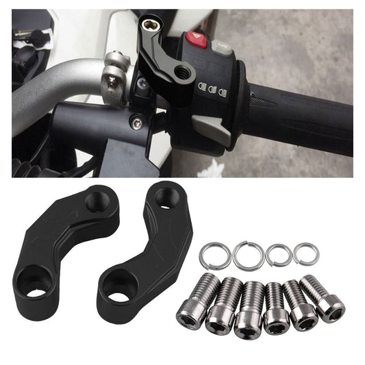 ya 7 6.11 Motorcycle Mirrors Riser Extension Brackets Adapter for BMW R1200GS LC R1200