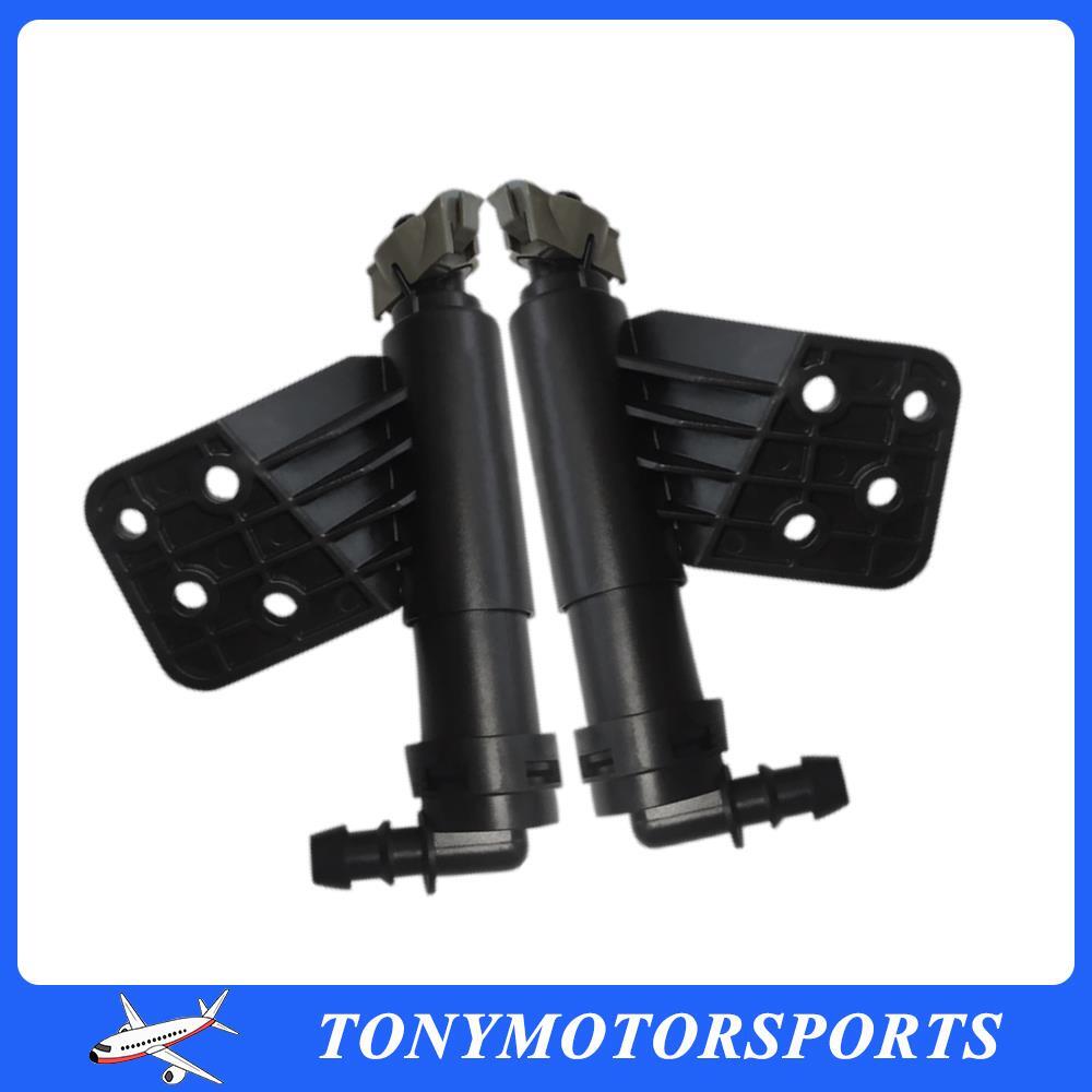ya 13 Fits for Kia Sportage 2016-2019 Right &Left 2Pcs Black Headlight Washer Jet Nozzles