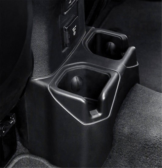 ya 4 6.21 Black Rear Console Cup Holders for 2018-2023 for Jeep for Wrangler JL JLU Gladiator JT