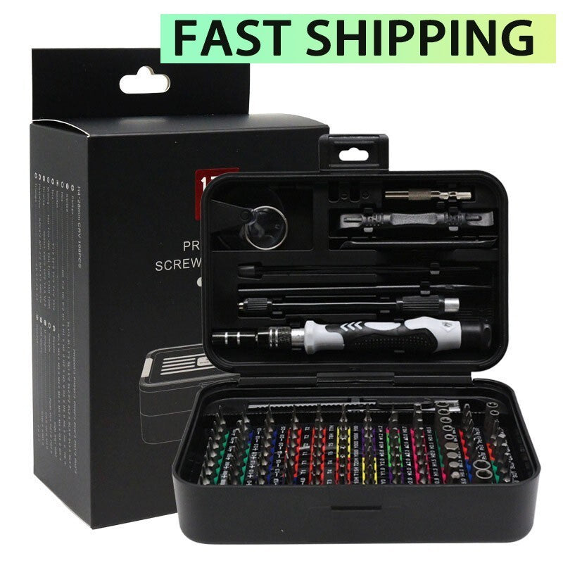 ya 26 YDL-21132 132-in-1 Screwdriver Set w/ 108pcs Bits  Magnetic Box / Magnetizer