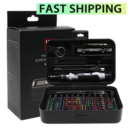 ya 26 YDL-21132 132-in-1 Screwdriver Set w/ 108pcs Bits  Magnetic Box / Magnetizer