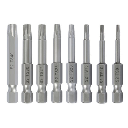 ya 26 Torx Screwdriver Bit Set 8pcs T8 T40 Suitable for Various Applications