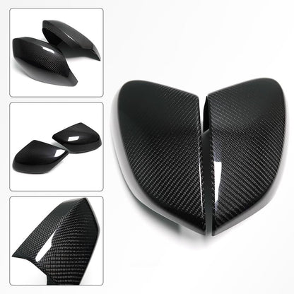 ya 11 10.28 Real Carbon Side Mirror Cover Cap For C8 for Corvette Stingray Z06 Z51 2LT 