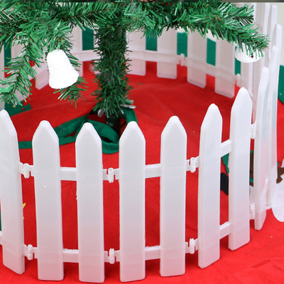 ya 25 10 Pcs White Fence for Garden Plastic Borders Fencing Party Decorations
