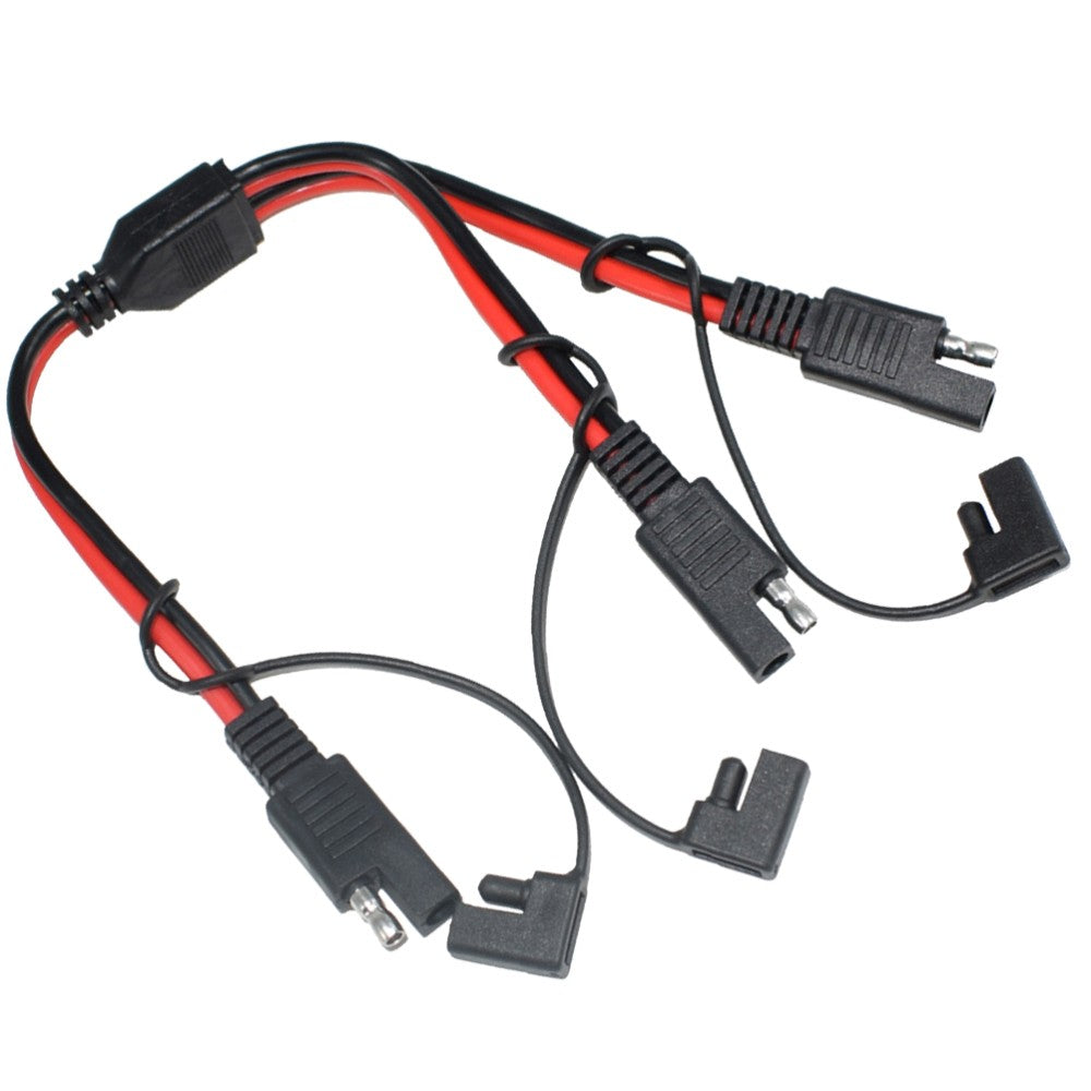 ya 10 5.28.2 1 to 2 SAE Power Extension Cable SAE Power Plug Adapter Wire Connector Quick