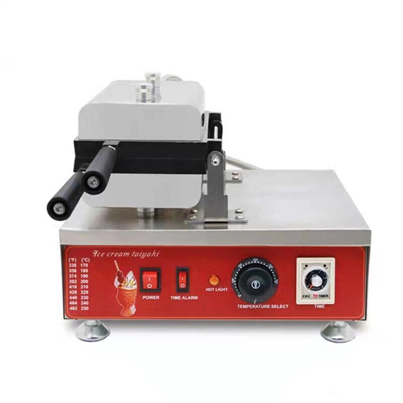 ya 25 Electric Waffle Maker Animal Shape Taiyaki Machine Ice Cream Cone Machine